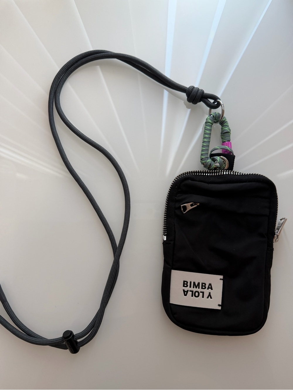 Bimba y Lola Mini Black Crossbody Pouch